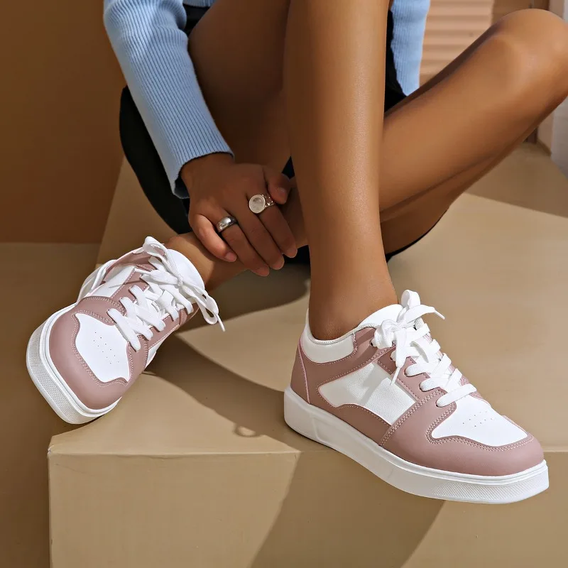 女性用レザースケートシューズ,快適なスケートシューズ,白,赤 - Vans Shoes Old Skool のレビューと価格