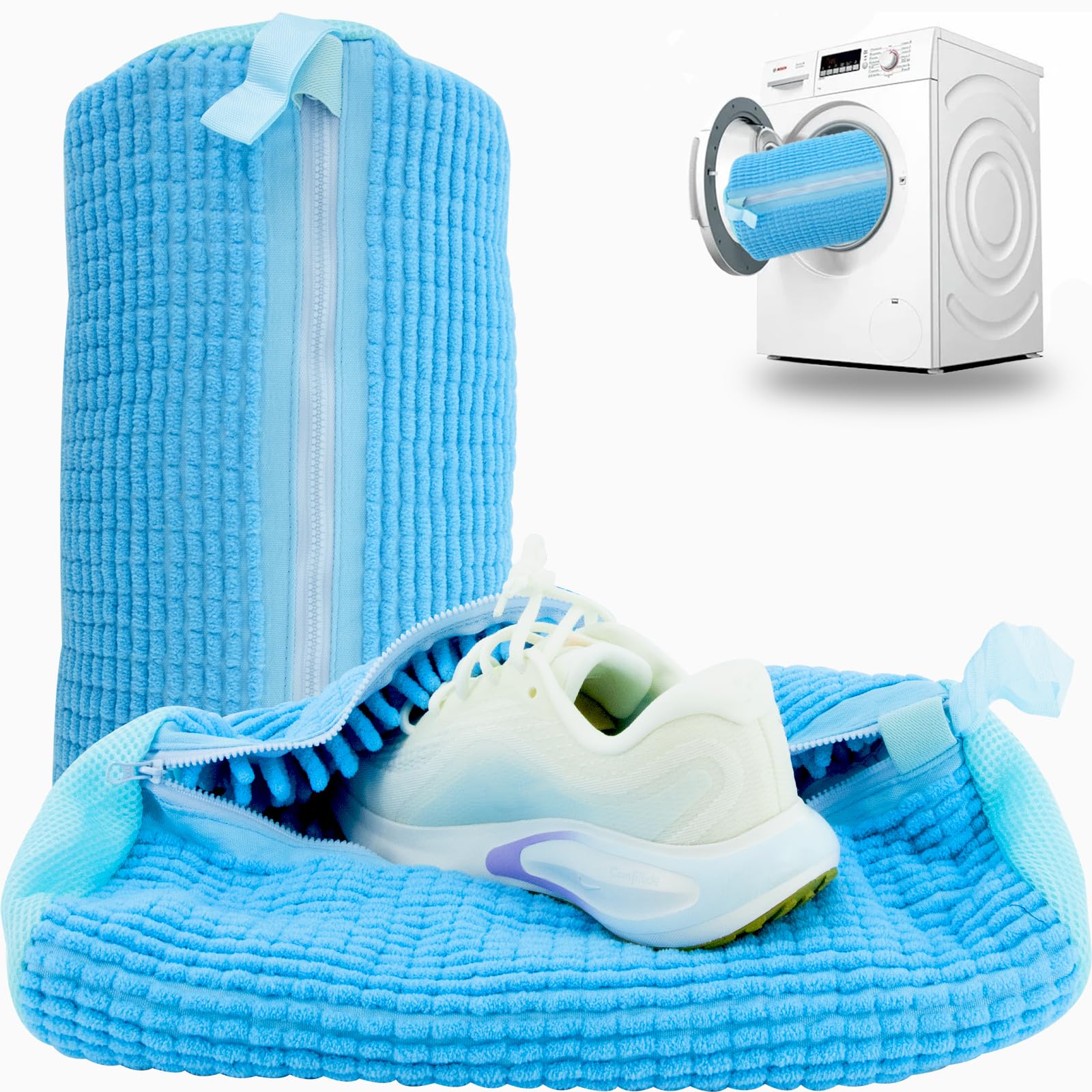 1/2/3 個再利用可能な靴洗浄ランドリーバッグ 360 ° - Sneaker Care のレビューと価格