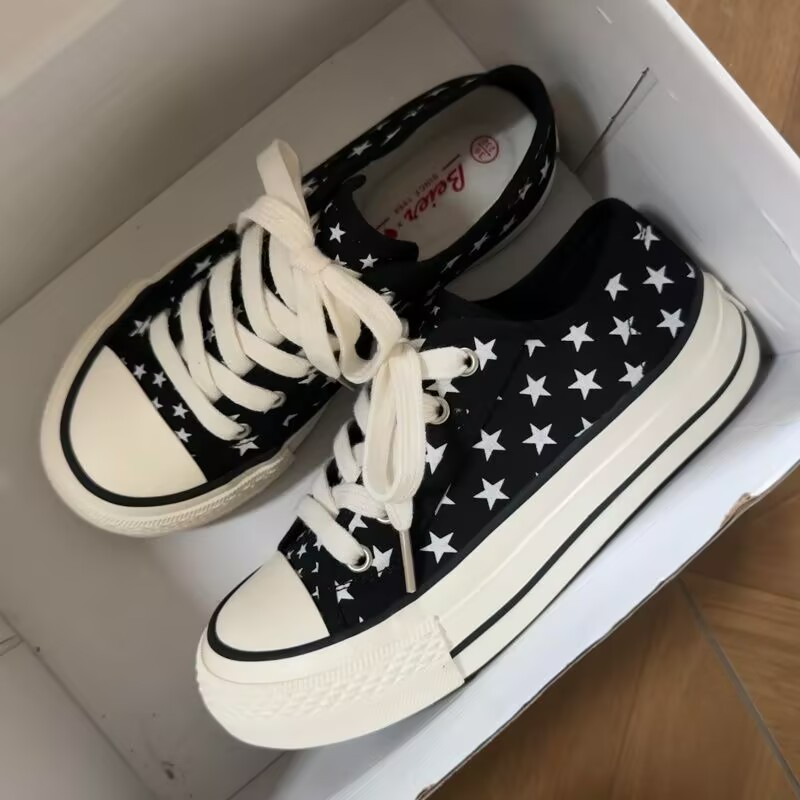 カジュアルスターローカットキャンバスシューズ ソフト厚底 2 - Vans Shoes Old Skool のレビューと価格